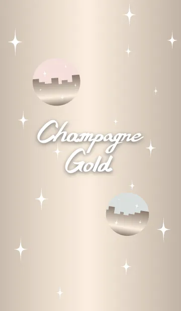 [LINE着せ替え] Shiny Champagne Gold シャンパン ゴールドの画像1