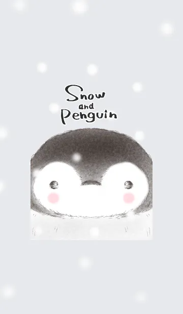 [LINE着せ替え] Snow and Penguinの画像1