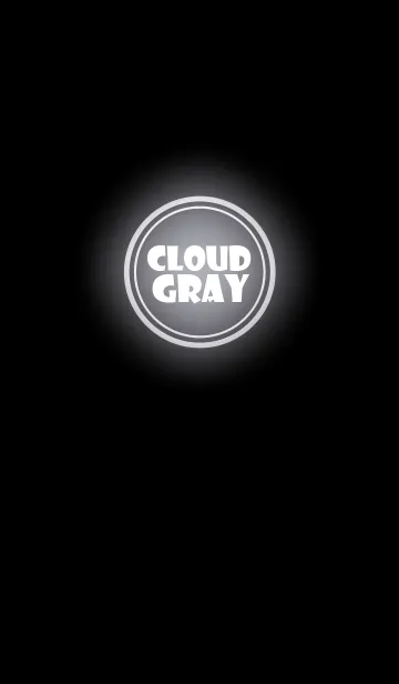 [LINE着せ替え] Cloud gray Neon Theme v.2 (jp)の画像1