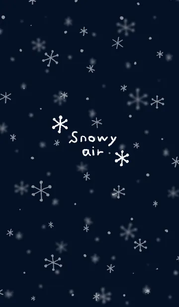 [LINE着せ替え] Snowy airの画像1