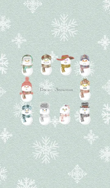 [LINE着せ替え] Dressy Snowmanの画像1