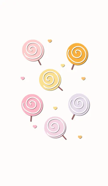 [LINE着せ替え] Cute candy 20 :)の画像1