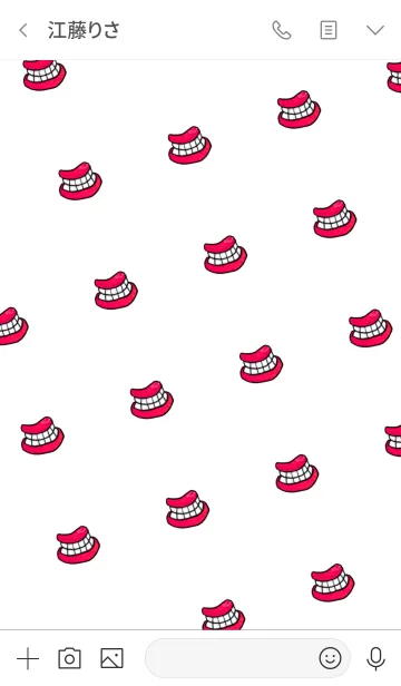 [LINE着せ替え] ステキな歯茎の画像3