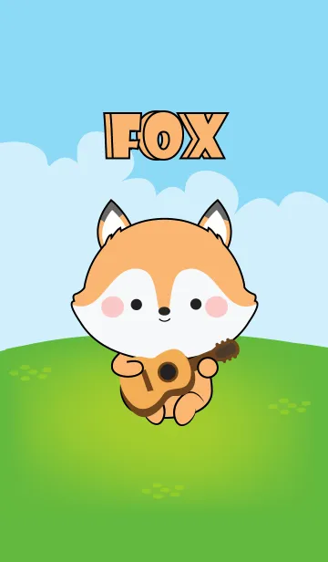 Love Kawaii Fox Theme (jp)の着せ替えメイン画像