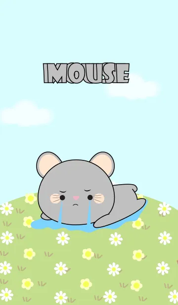 [LINE着せ替え] Love Pretty Gray Mouse (jp)の画像1