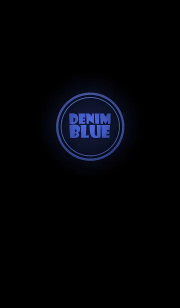[LINE着せ替え] denim blue Neon Theme v.2 (jp)の画像1