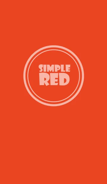 Simple Love Red (jp)の着せ替えメイン画像