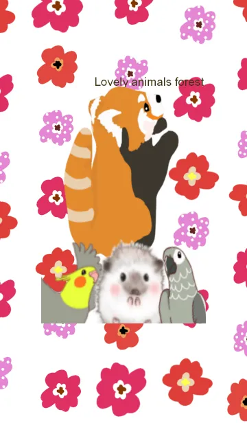 [LINE着せ替え] Lovely animals forestの画像1