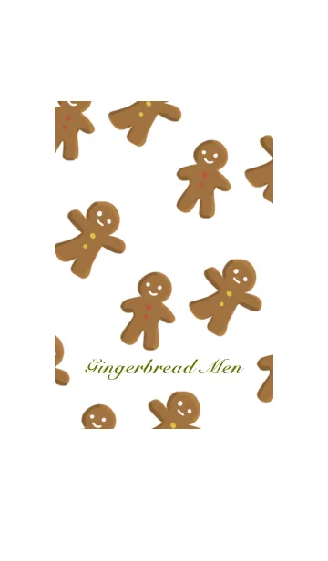 [LINE着せ替え] ジンジャーブレッドマンの画像1