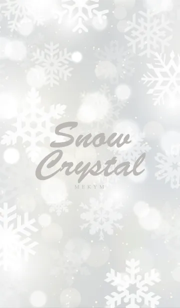 [LINE着せ替え] Snow Crystal 12 -MEKYM-の画像1