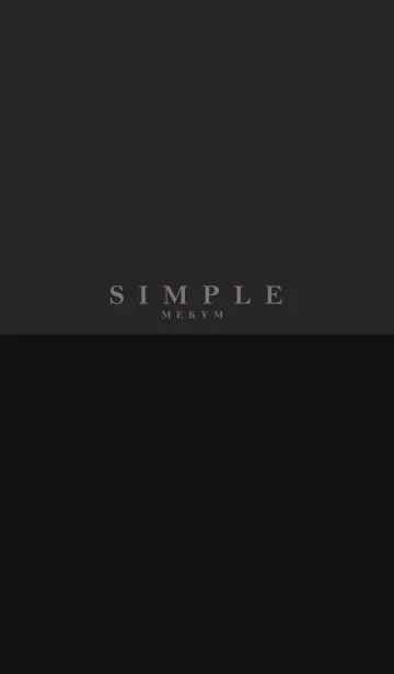 [LINE着せ替え] SIMPLE ICON 23 -MATTE BLACK-の画像1