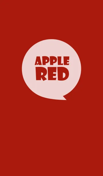 [LINE着せ替え] Apple Red theme V.2 (jp)の画像1