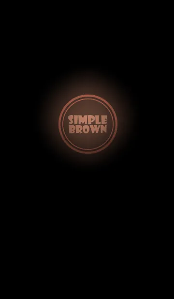 [LINE着せ替え] Brown Neon Theme v.2 (jp)の画像1