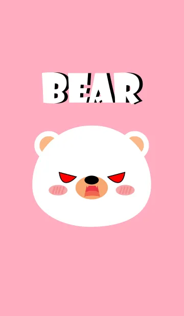 [LINE着せ替え] Love Simple White Bear Theme (jp)の画像1