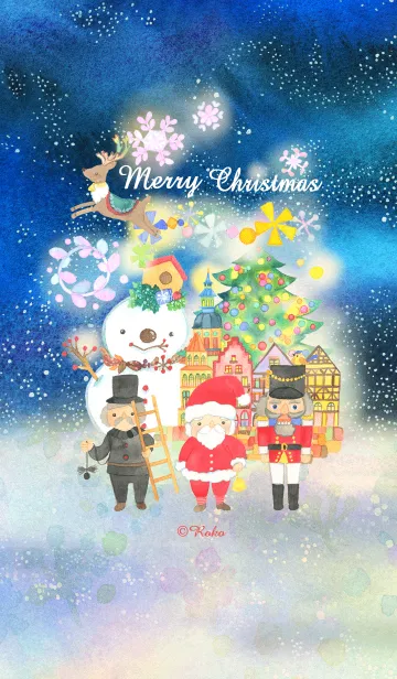 [LINE着せ替え] おもちゃ国のクリスマスの画像1