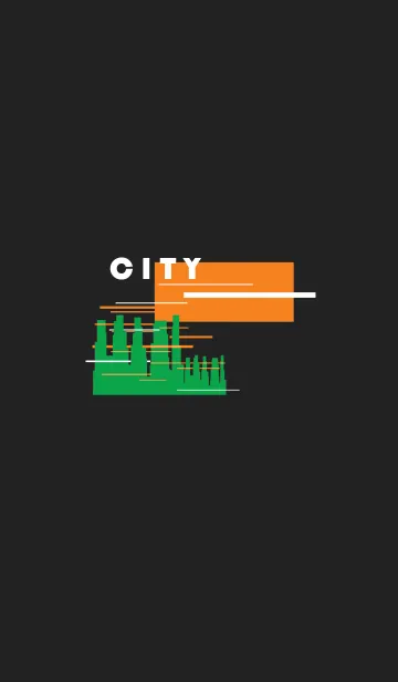 [LINE着せ替え] City (black ver.)の画像1