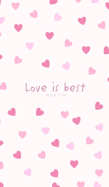 [LINE着せ替え] Love is best 5 -PINK-の画像1