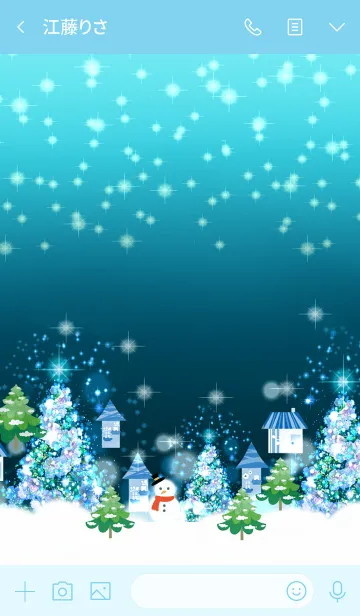 [LINE着せ替え] 煌めく北欧のクリスマスの画像3