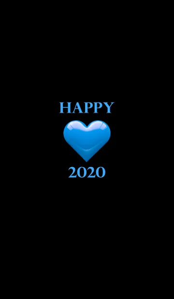 [LINE着せ替え] シンプル Happy ハート 2020年 No.1-4の画像1