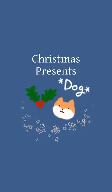 [LINE着せ替え] わんことクリスマスの画像1