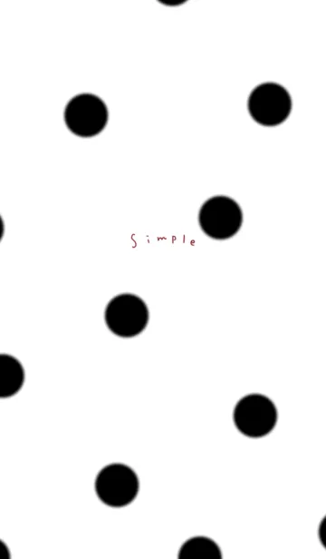 [LINE着せ替え] 大きめドットが可愛い♪の画像1