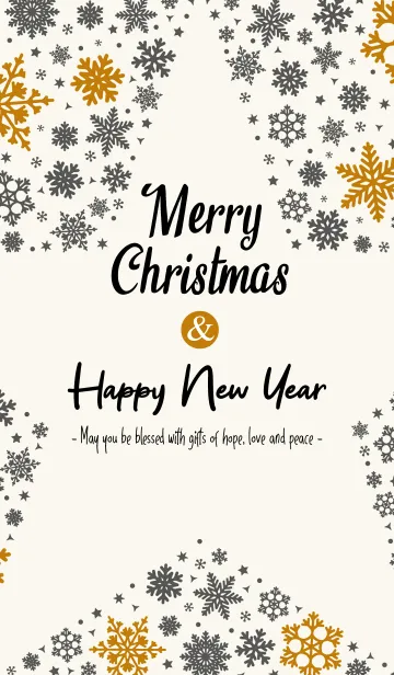 [LINE着せ替え] メリークリスマス＆ハッピーニューイヤー1の画像1