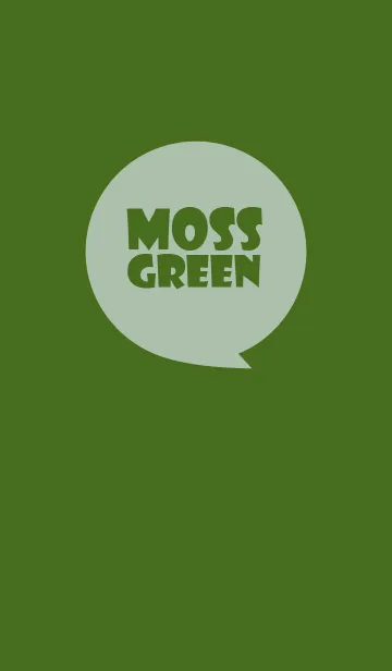 [LINE着せ替え] Moss Green Theme Ver.2 (jp)の画像1