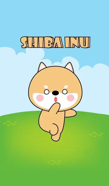 [LINE着せ替え] Love Kawaii Shiba Inu Theme (jp)の画像1
