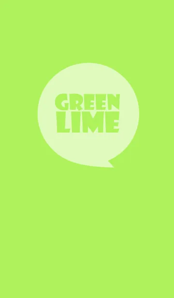 [LINE着せ替え] Lime Green Theme Ver.2 (jp)の画像1