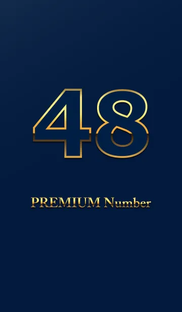 [LINE着せ替え] PREMIUM Number 48の画像1