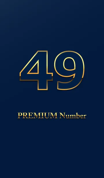 [LINE着せ替え] PREMIUM Number 49の画像1