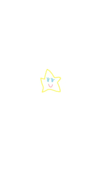[LINE着せ替え] パステルカラーの星とハートの画像1