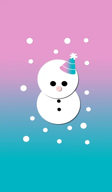 [LINE着せ替え] Cute snowman 7 ^^の画像1