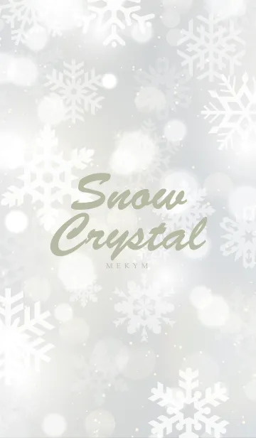 [LINE着せ替え] Snow Crystal 13 -MEKYM-の画像1