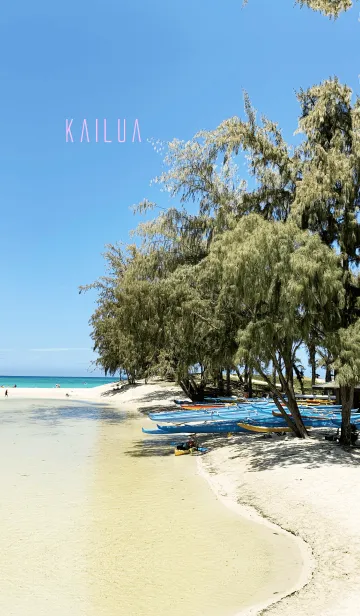 [LINE着せ替え] kailua beach oahu.の画像1