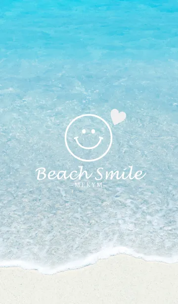 [LINE着せ替え] Blue Beach Smile 23 -MEKYM-の画像1