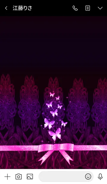 [LINE着せ替え] キラキラ♪黄金の蝶#57の画像3