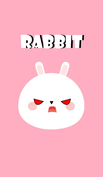 [LINE着せ替え] Love Simple White Rabbit Theme (jp)の画像1