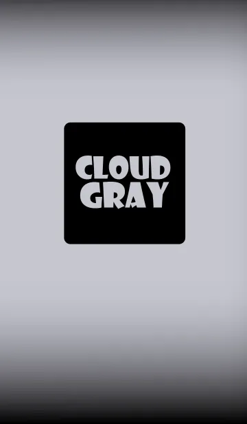 [LINE着せ替え] Cloud Gray and Black Ver.2 (jp)の画像1