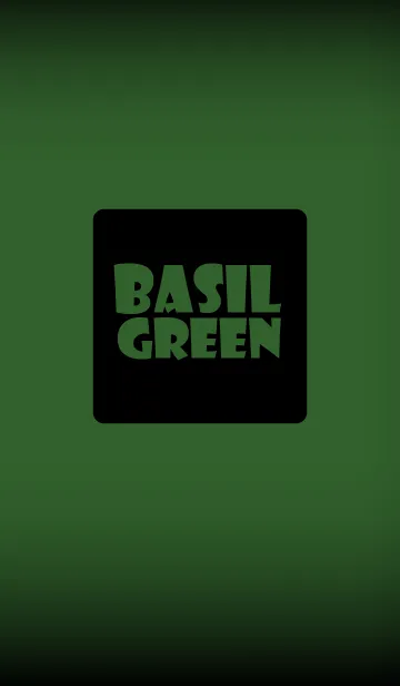 [LINE着せ替え] Basil Green and Black Ver.2 (jp)の画像1