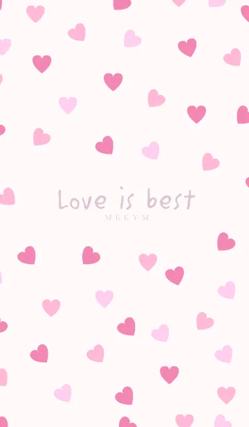 [LINE着せ替え] Love is best 8 -PINK-の画像1