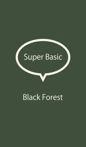 [LINE着せ替え] Super Basic Black Forestの画像1