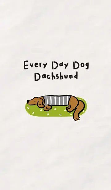 [LINE着せ替え] Every Day Dog Dachshundの画像1