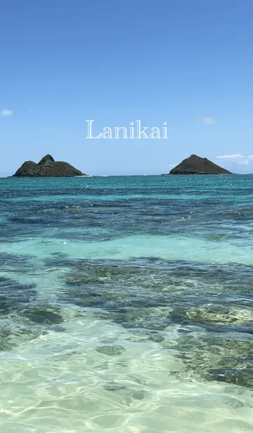 [LINE着せ替え] kailua Lanikai beach oahu.の画像1