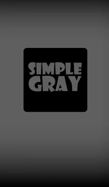 [LINE着せ替え] Gray and Black Ver.2 (jp)の画像1