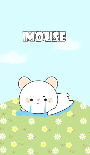 [LINE着せ替え] Love Pretty White Mouse (jp)の画像1