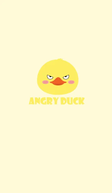 [LINE着せ替え] Simple Angry Duck Theme (jp)の画像1