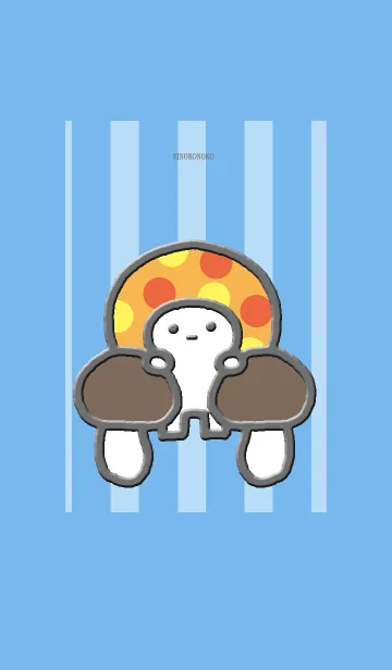 [LINE着せ替え] きのこのこ ぶるーの画像1