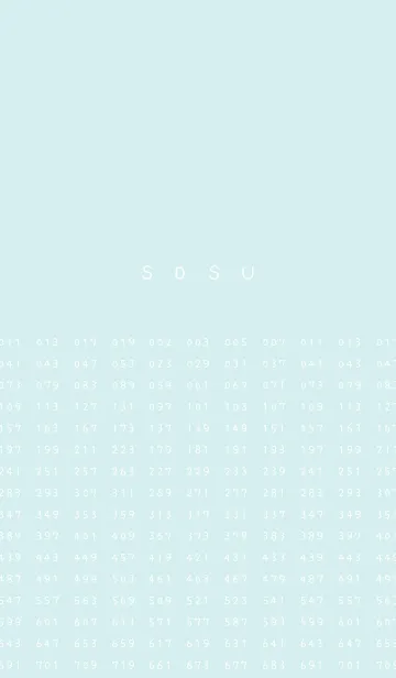 [LINE着せ替え] 素数－SOSU－2の画像1