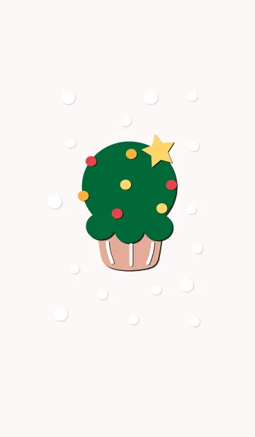 [LINE着せ替え] Cute X'mas cupcake 12の画像1